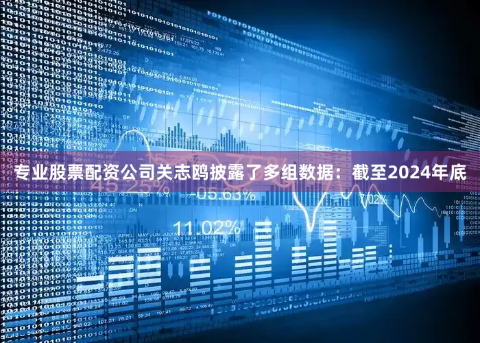 专业股票配资公司关志鸥披露了多组数据：截至2024年底